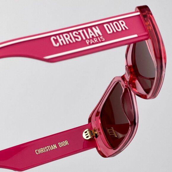 Dior WILDIOR S2U Sunglasses – Translucent Fuchsia Bordeaux | Model 73D0 main image 6
